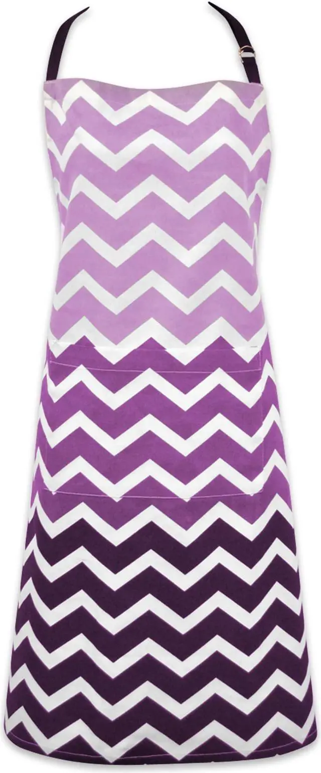 Main image of DII Eggplant Chevron Apron