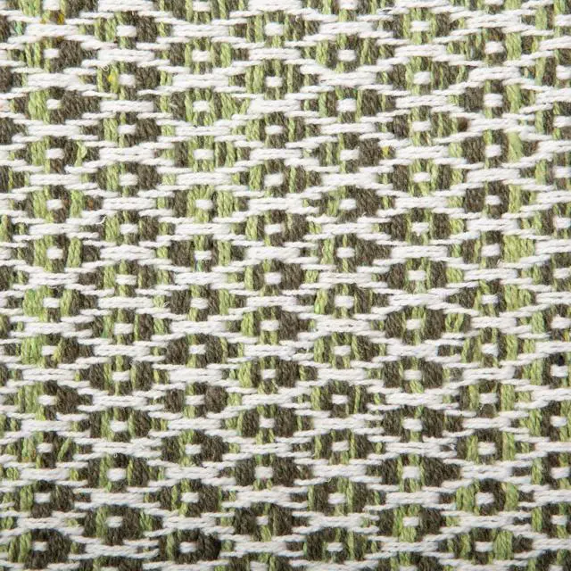 Alt view image 2 of 2 - DII Artichoke Diamond Recycled Yarn Rug