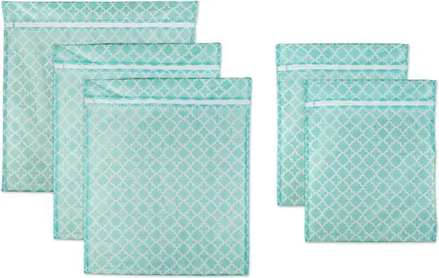 Main image of DII Aqua Lattice Set G Mesh Laundry Bag (Set of 5)