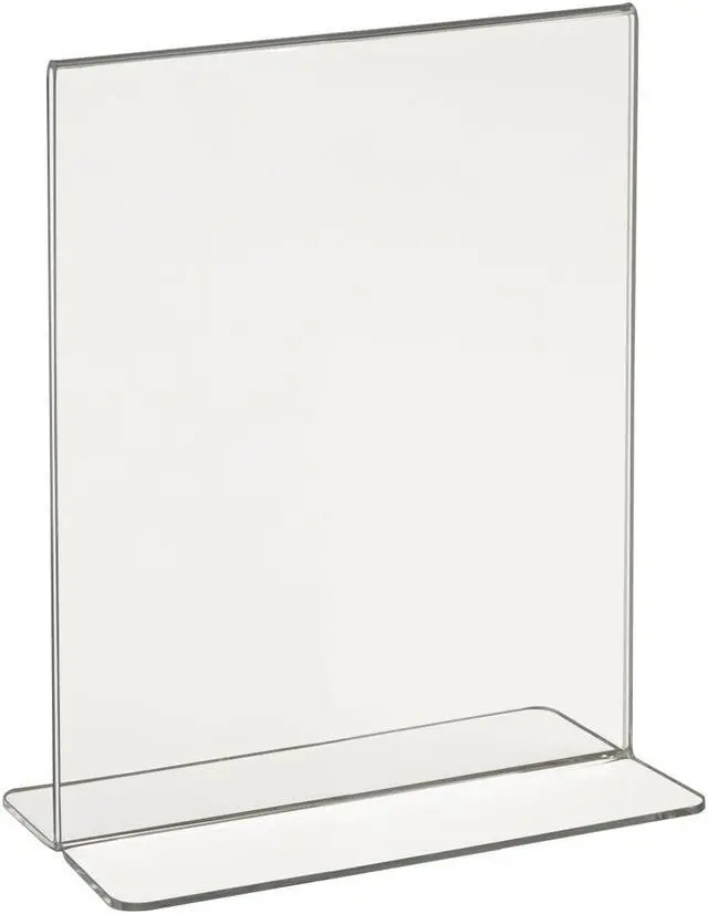 Main image of 5-1/2"W x 7"H Acrylic Bottom Load Counter Top - Clear Color,Pack Size - 24