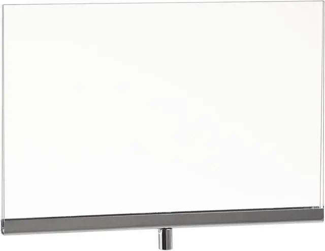 Alt view image 2 of 3 - Econoco PJ711 11 W x 7 H in. Acrylic Sign Holder With 0.38 in. Fitting