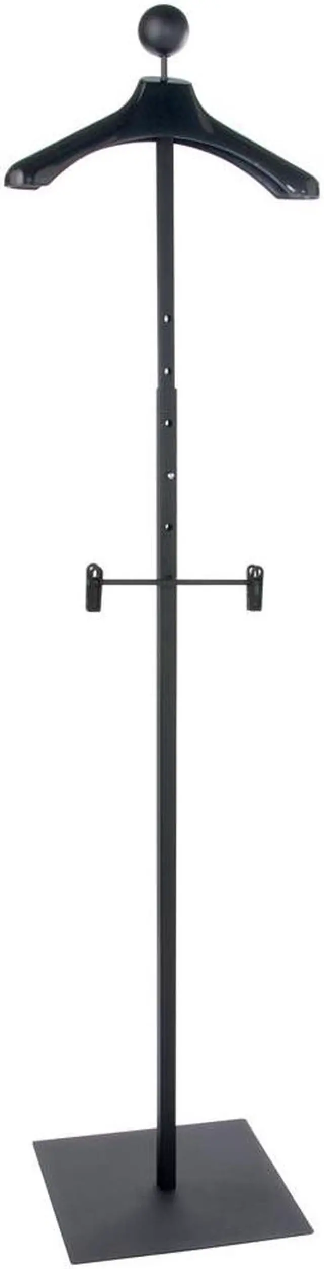 Main image of ECONOCO MAUF1/MAB Mondo Mannequins Adjustable Floor Standing Black Costumer