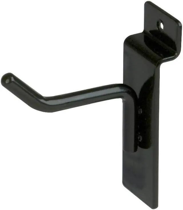 Alt view image 2 of 4 - ECONOCO EBL/H2 Semi-Gloss Hook 2", Black, 96PK
