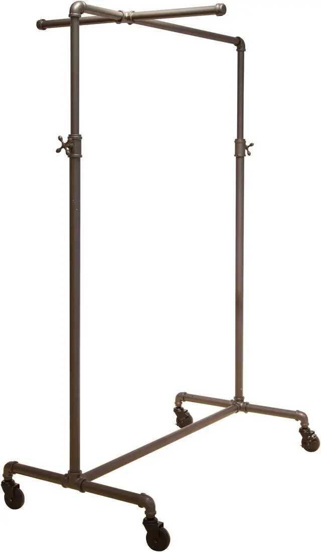 Alt view image 2 of 3 - Econoco PSBBCB1ADJ Pipeline Adjustable Ballet Rack With One Cross Bar