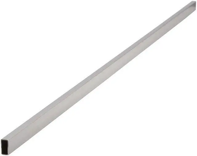 Main image of 4' Long Tubing - 1/2" x 1" 1.3mm Thick - Satin Nickel Finish,Pack Size - 10