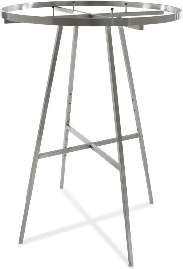 Main image of ECONOCO K73WD-SC Round Rack Rectangular Rail 42",Satin Chrome