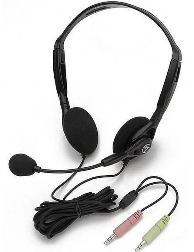 Alt view image 5 of 5 - Andrea NC-125 Noise Canceling Stereo PC Headset with Dual 3.5mm Plugs