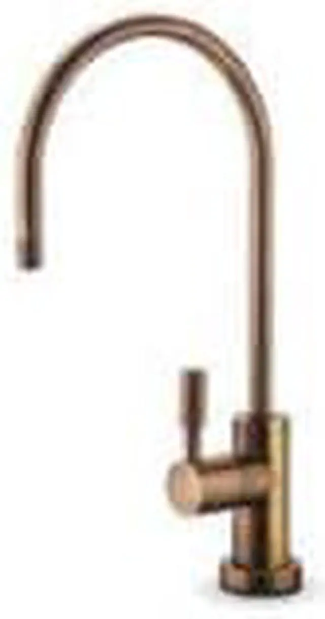 Alt view image 2 of 5 - Hydronix LF-EC25-AB Modern Ceramic RO Reverse Osmosis or Filtered Water Faucet,  Antique Brass