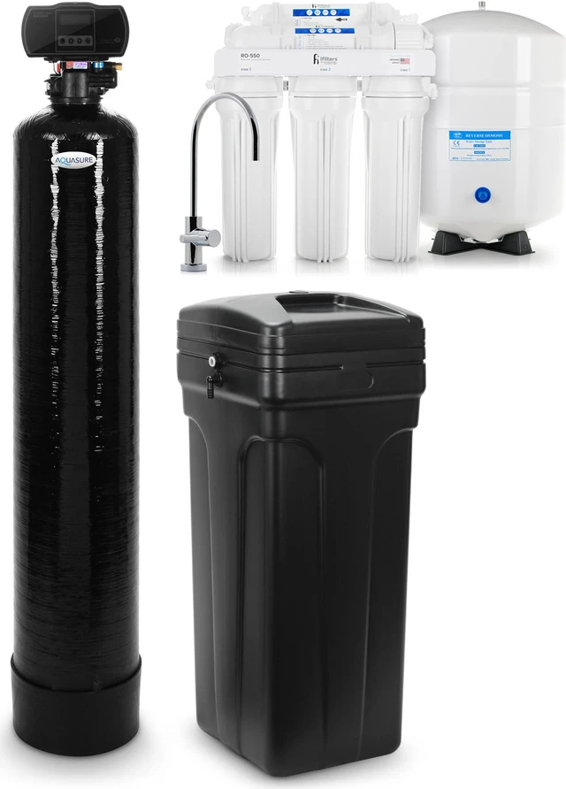 Main image of Reverse Osmosis System & Whole House Water Softener Package for 1-2 Bathrooms