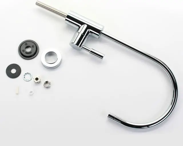 Alt view image 3 of 7 - Hydronix LF-EC25-CP Modern Ceramic RO Reverse Osmosis or Filtered Water Faucet,  Chrome