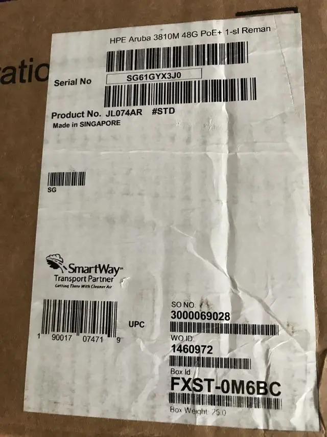 Alt view image 3 of 4 - HP RENEW SEALED, SAME AS NEW -Aruba 3810M 48G PoE+ 1-slot switch - Includes 48 Power over Ethernet Plus (PoE+) RJ45 10/100/1000BASE-T autosensing ports, one stacking module slot, one flex port slot