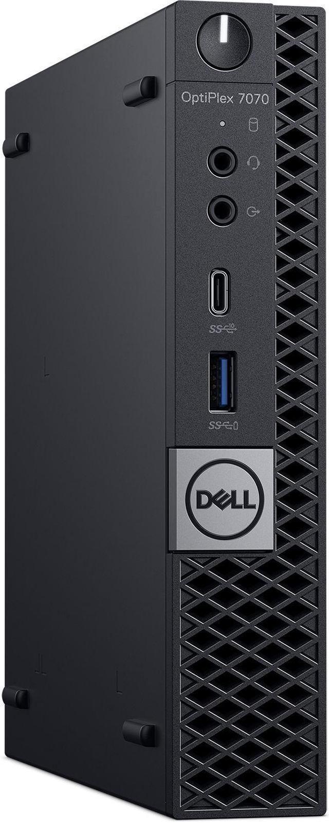 Refurbished: Dell Optiplex 7070 Micro Form Factor Desktop, Intel