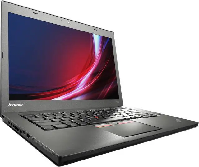 Alt view image 4 of 6 - Lenovo ThinkPad T450 14" Laptop, Intel Core i5 5300U 2.3Ghz, 16GB DDR3 RAM, 512GB SSD Hard Drive, Webcam, Windows 10