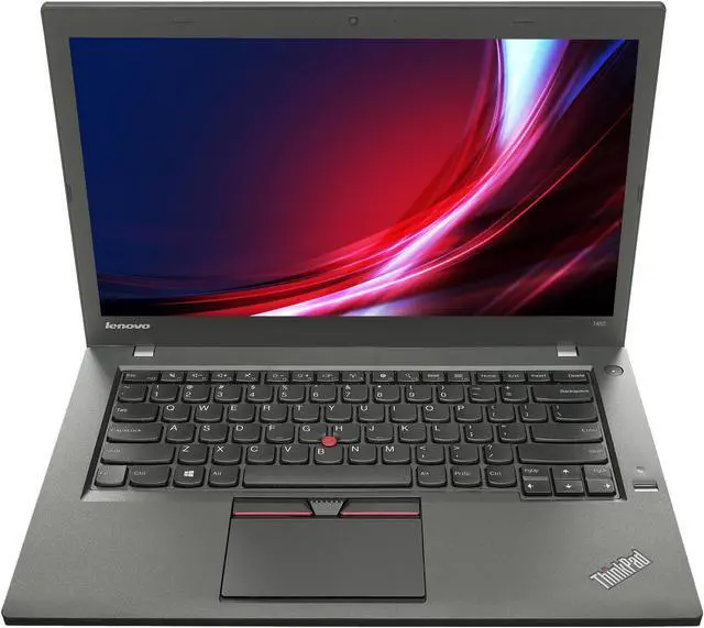 Alt view image 2 of 6 - Lenovo ThinkPad T450 14" Laptop, Intel Core i5 5300U 2.3Ghz, 16GB DDR3 RAM, 512GB SSD Hard Drive, Webcam, Windows 10