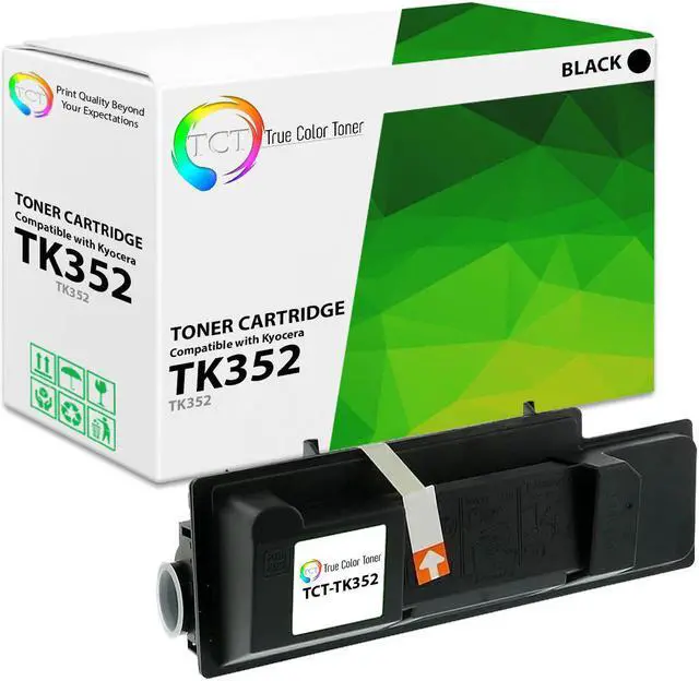 Main image of True Color Toner TK352 Toner Cartridge - Premium Compatible Replacement for Kyocera-Mita TK-352 TK352 Black Works With Kyocera-Mita FS 3920DN 3140MFP