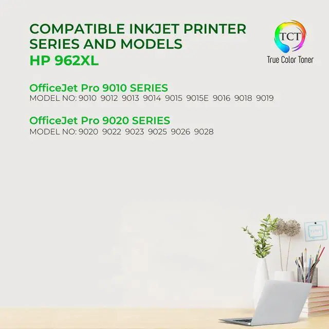 Alt view image 2 of 6 - TCT 962XL Magenta Ink Cartridge - Premium Compatible Replacement for HP 962XL 3JA01AN Magenta High Yield Works With HP OfficeJet 9012 OfficeJet Pro 9010 9015 9018 9019