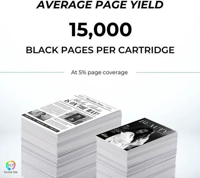 Alt view image 3 of 6 - True Color Toner Premium Compatible Toner Cartridge Replacement for Lexmark C782 C782X2KG Black Extra High Yield Works With Lexmark C782DN C782DTN C782N X782E