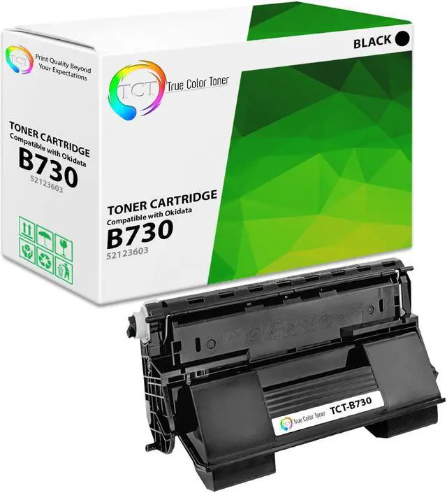 Main image of True Color Toner B730 Toner Cartridge - Premium Compatible Replacement for Okidata B730 52123603 Black Works With Okidata B730 B730DN B730N
