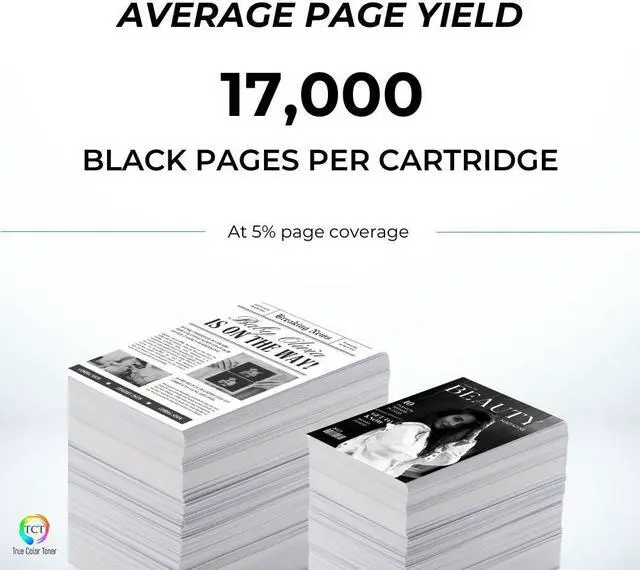 Alt view image 3 of 6 - TCT Compatible Ink Cartridge Replacement for HP 976Y L0R08A Black Extra High Yield works with HP Pagewide Pro 552 577 Printers (17,000 Pages)