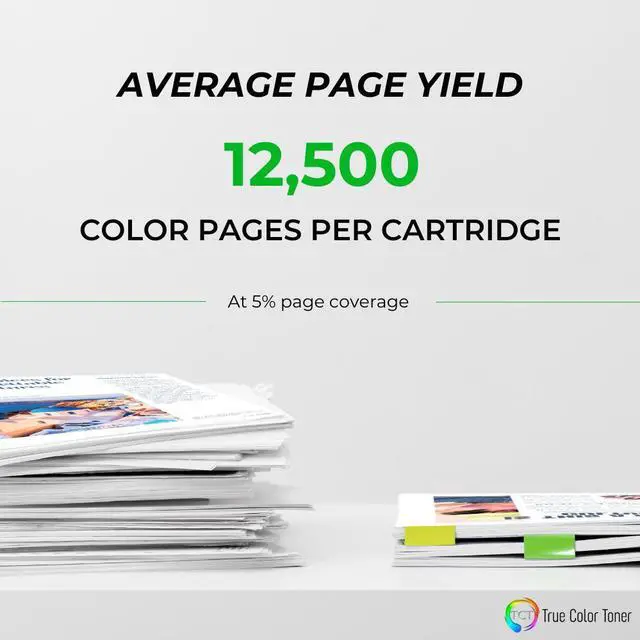 Alt view image 3 of 6 - True Color Toner 646A Color Toner Cartridge 3 Pack - Premium Compatible Replacement for HP 646A CF031A CF032A CF033A Works With HP Color LaserJet Enterprise CM4540 MFP