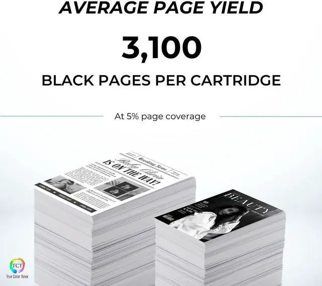 Alt view image 3 of 6 - True Color Toner 26A MICR Toner Cartridge - Premium Compatible Replacement for HP 26A CF226A MICR Black Works With HP LaserJet Pro M402 M402DN M402D M402DW M426FDN