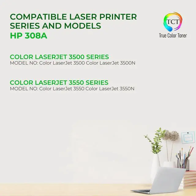 Alt view image 2 of 6 - True Color Toner 309A Cyan Toner Cartridge - Premium Compatible Replacement for HP 309A Q2671A Works With HP Color LaserJet 3500 3500dn 3500dtn 3750N 3750DN 3750DTN