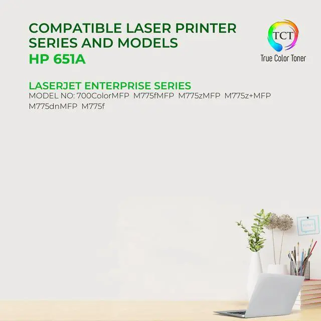 Alt view image 2 of 6 - TCT CE342A 651A Yellow For HP MFP M775dn 775f 775z Prem Compatible Toner