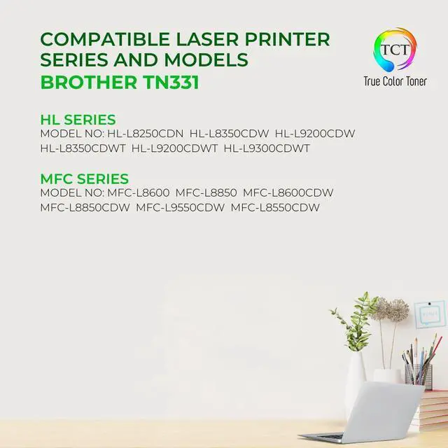 Alt view image 2 of 6 - True Color Toner TN331 Magenta Toner Cartridge - Premium Compatible Replacement for Brother TN331 TN-331M Magenta Works With Brother HL-L8250 L8350 MFC-L8600 L8850