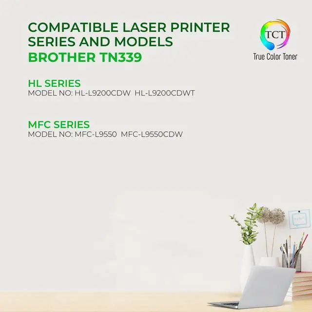 Alt view image 2 of 6 - True Color Toner TN339 Color Toner Cartridge 3 Pack - Premium Compatible Replacement for Brother TN-339 TN339C TN339M TN339Y Super High Yield Works With Brother HL-L9200 MFC-L9550