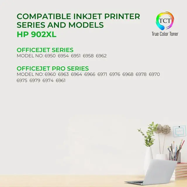 Alt view image 2 of 6 - True Color Toner 902XL Color Ink Cartridge 3 Pack - Premium Compatible Replacement for HP 902XL 902 XL Works With HP OfficeJet 6950 6954 Pro 6960 6968 6970 6975 6978 6979