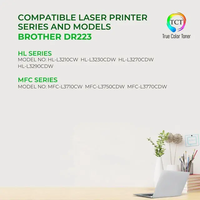 Alt view image 2 of 6 - True Color Toner DR221 Drum Unit 4 Pack- Premium Compatible Replacement for Brother DR-221 for Brother DR221 DCP-9020CDN HL 3140CW 3150CDN 3170CDW 3180CDW MFC-9130CW 9330CDW 9340CDW