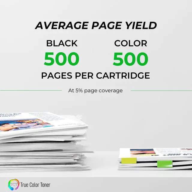 Alt view image 3 of 6 - TCT LC401 Ink Cartridge 5 Pack - Premium Compatible Replacement for Brother LC401 LC401BK LC401C LC401M LC401Y Works With Brother MFC-J1010 J1012 J1170