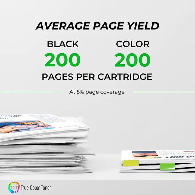 Alt view image 3 of 6 - TCT LC401XL Ink Cartridge 4 Pack - Premium Compatible Replacement for Brother LC401XLBK LC401XLC LC401XLM LC401XLY High Yield Works With Brother MFC-J1010 J1012 J1170