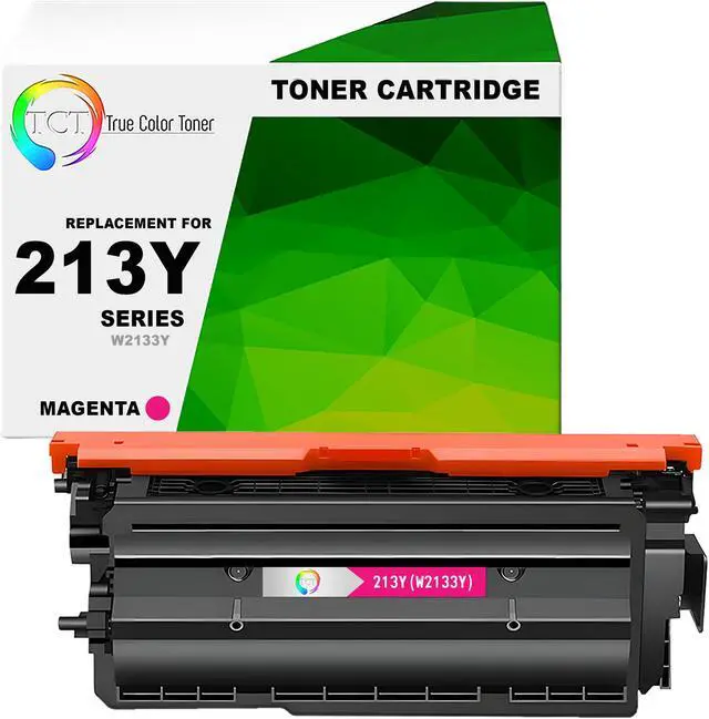 Main image of TCT 213Y Magenta Jumbo Toner Cartridge - Premium Compatible Replacement for HP 213Y W2133Y Works With HP Color LaserJet Enterprise 5700dn 6700 MFP 5800dn