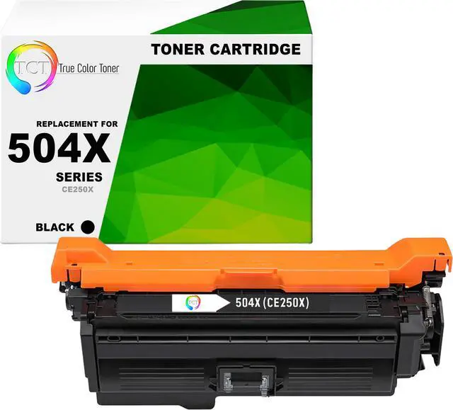 Main image of True Color Toner 504X Black Toner Cartridge - Premium Compatible Replacement for HP 504X CE250X Black High Yield Works With HP Laserjet CP3520 CP3525