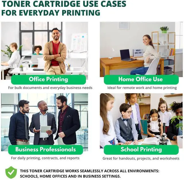 Alt view image 7 of 7 - True Color Toner 414X Toner Cartridge 4 Pack - Premium Compatible Replacement for HP 414X W2020X W2021X W2022X W2023X High Yield Works With HP Color LaserJet Pro M454 MFP M479
