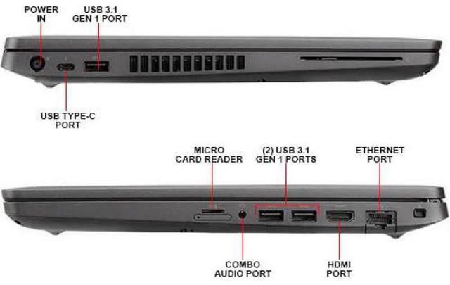 Alt view image 4 of 5 - Dell Latitude 5400 i7 1.9GHz 32GB 1000GB SSD 11P