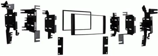 Alt view image 4 of 6 - Metra 95-7624 Double DIN Stereo Dash Multi-Kit for Select 07-up Nissan Vehicles