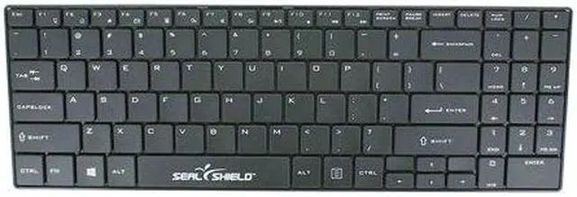 Alt view image 3 of 9 - Seal Shield Clean Wipe Waterproof Keyboard Wireless