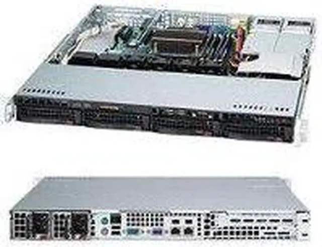 Alt view image 5 of 5 - Supermicro SuperChassis 813MFTQC-R407CB