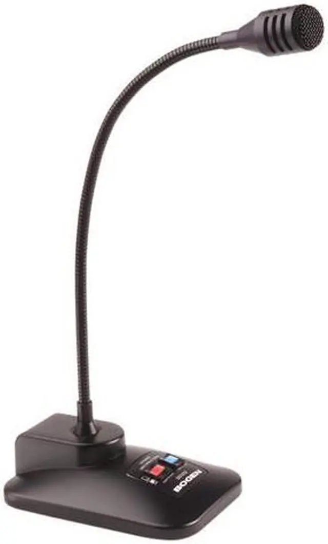 Alt view image 4 of 8 - Bogen - DDU250 - Bogen DDU250 Desktop Microphone - Dynamic - Desktop - 100Hz to 12kHz - Cable - Black