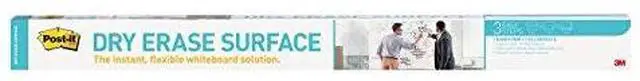 Alt view image 5 of 20 - Post-it - Dry Erase Surface with Adhesive Backing, 72 x 48 - White