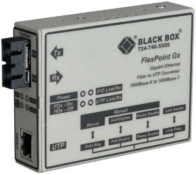 Alt view image 3 of 11 - Black Box LMC1003A-R3 Media Converter Gigabit Etherne T Multimode 850Nm 220M Sc