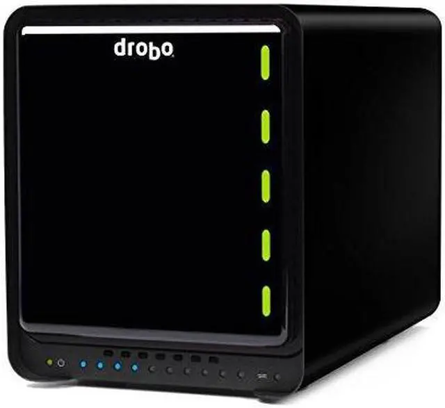 Alt view image 12 of 20 - Drobo 5C 5-Drive Direct Attached Storage (DAS) Array with USB 3.0 port, Type-C (DDR4A21)
