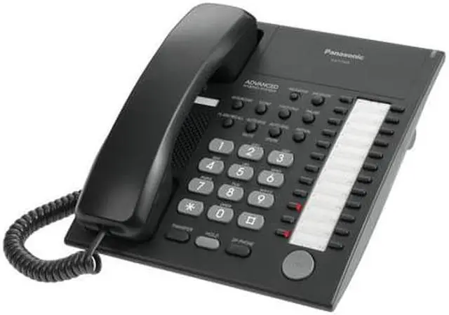 Main image of Panasonic KX-T7720B-R Black Hybrid System Corded Telephone W/ 24 Programmable Line Buttons And Adjustable LCD Contrast