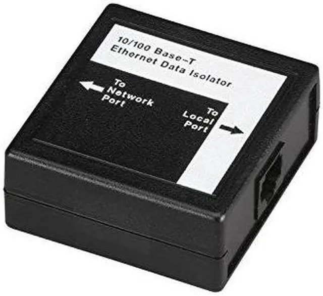 Alt view image 3 of 11 - Black Box Ethernet Data Isolator - 2 x RJ-45 - Ethernet