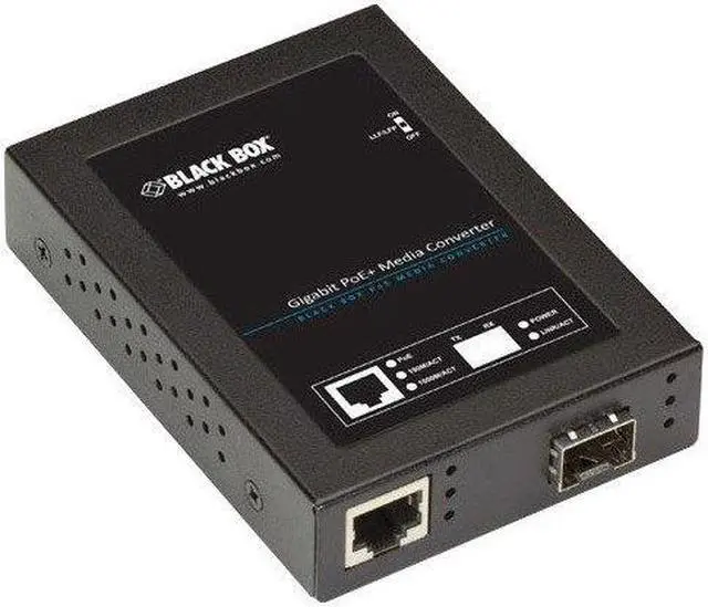 Main image of BLACK BOX LPS535A-SFP GIGABIT POEPSE MEDIA CONVERTER
