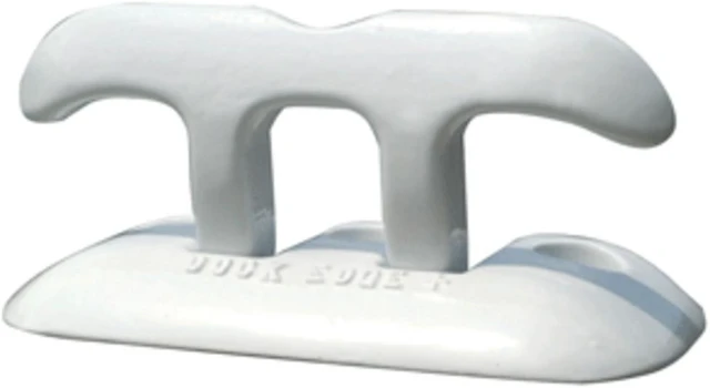 Alt view image 3 of 6 - DOCK EDGE FLIP UP DOCK CLEAT 8" WHITE