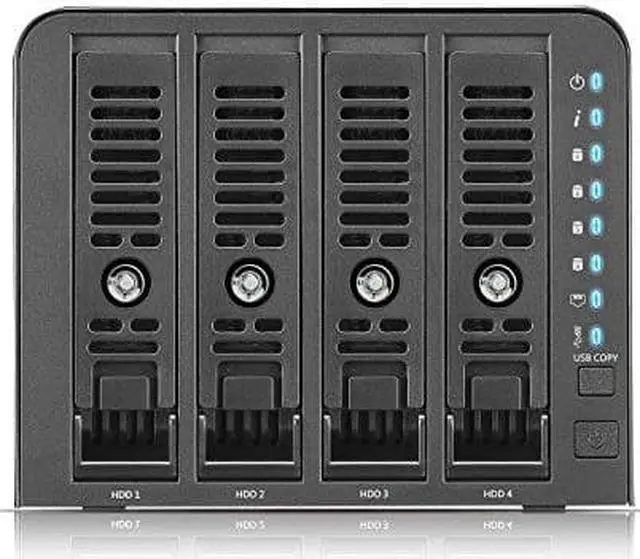 Alt view image 7 of 12 - Thecus N4350 SAN/NAS Storage System - Marvell ARMADA 388 Dual-core (2 Core) 1.80 GHz - 4 x HDD Supported - 1 GB RAM DDR4 SDRAM - Serial ATA/600 Controller - RAID Supported 0, 1, 5, 6, 10, JBOD - 4 x T