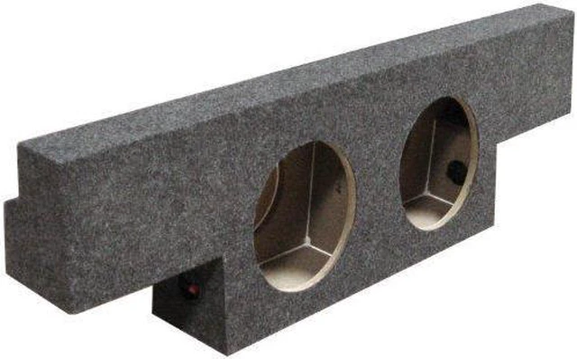 Main image of Qpower QGMC102004 Empty Woofer Enclosure Dual 10" 'T' Shape Crew Cab